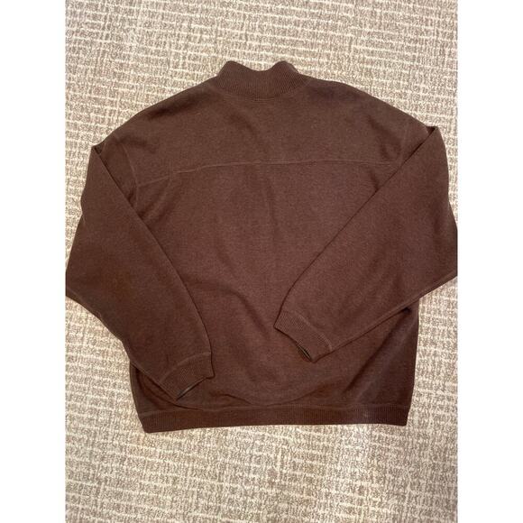 Men’s TOMMY BAHAMA 1/4 Zip Pullover Sweater Sz XL - Picture 3 of 4